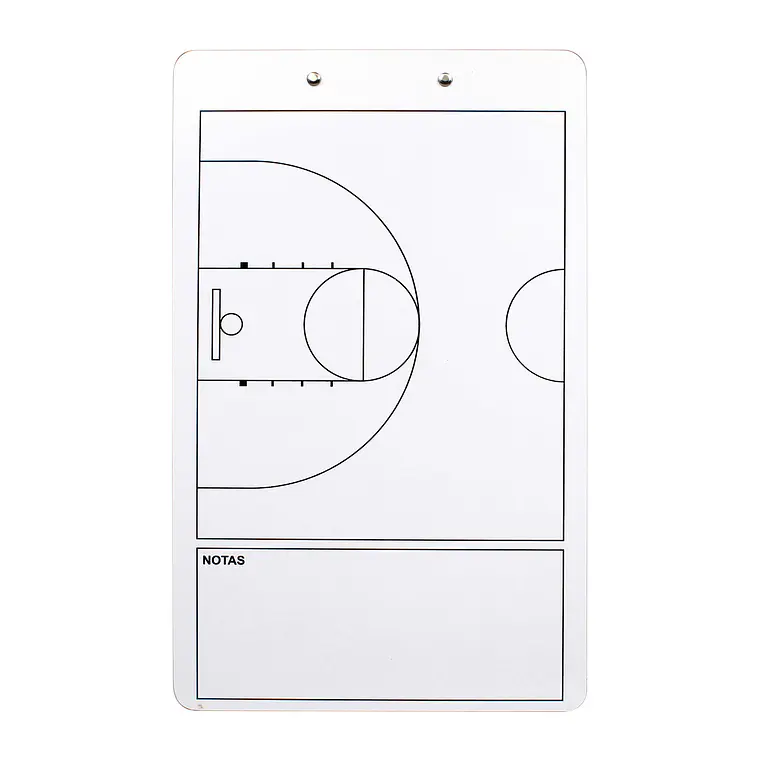 PIZARRA DOBLE CARA COACH BÁSQUETBOL (23 x 38 cm) 2
