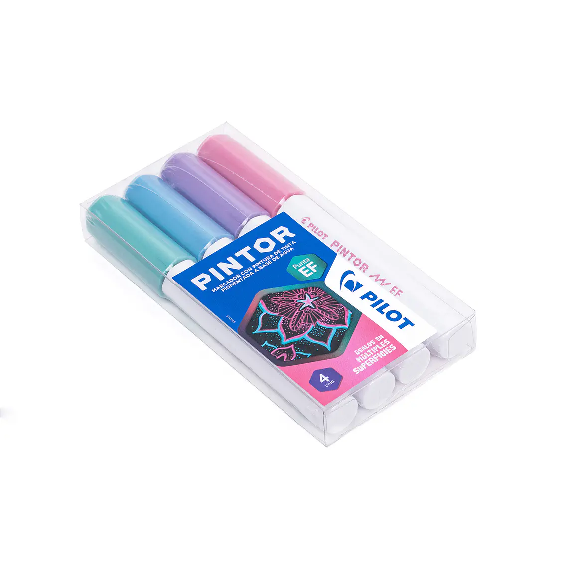 PINTOR SET METALIZADO PUNTA EXTRA FINA (4 UNIDADES) 2