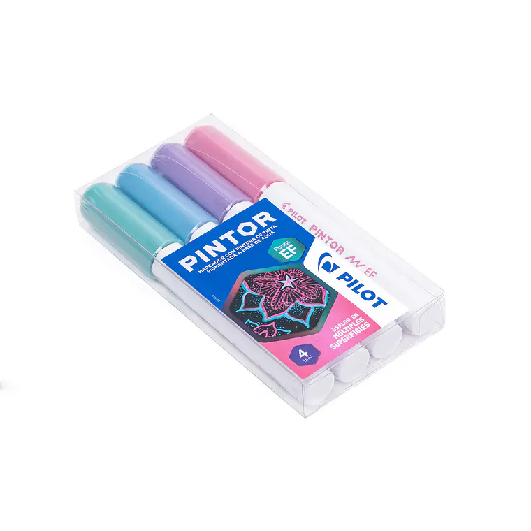 PINTOR SET METALIZADO PUNTA EXTRA FINA (4 UNIDADES) 2