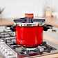OLLA PRESION SIMPLE COOK AVIGNON ROJA (6 LTS) - Miniatura 3