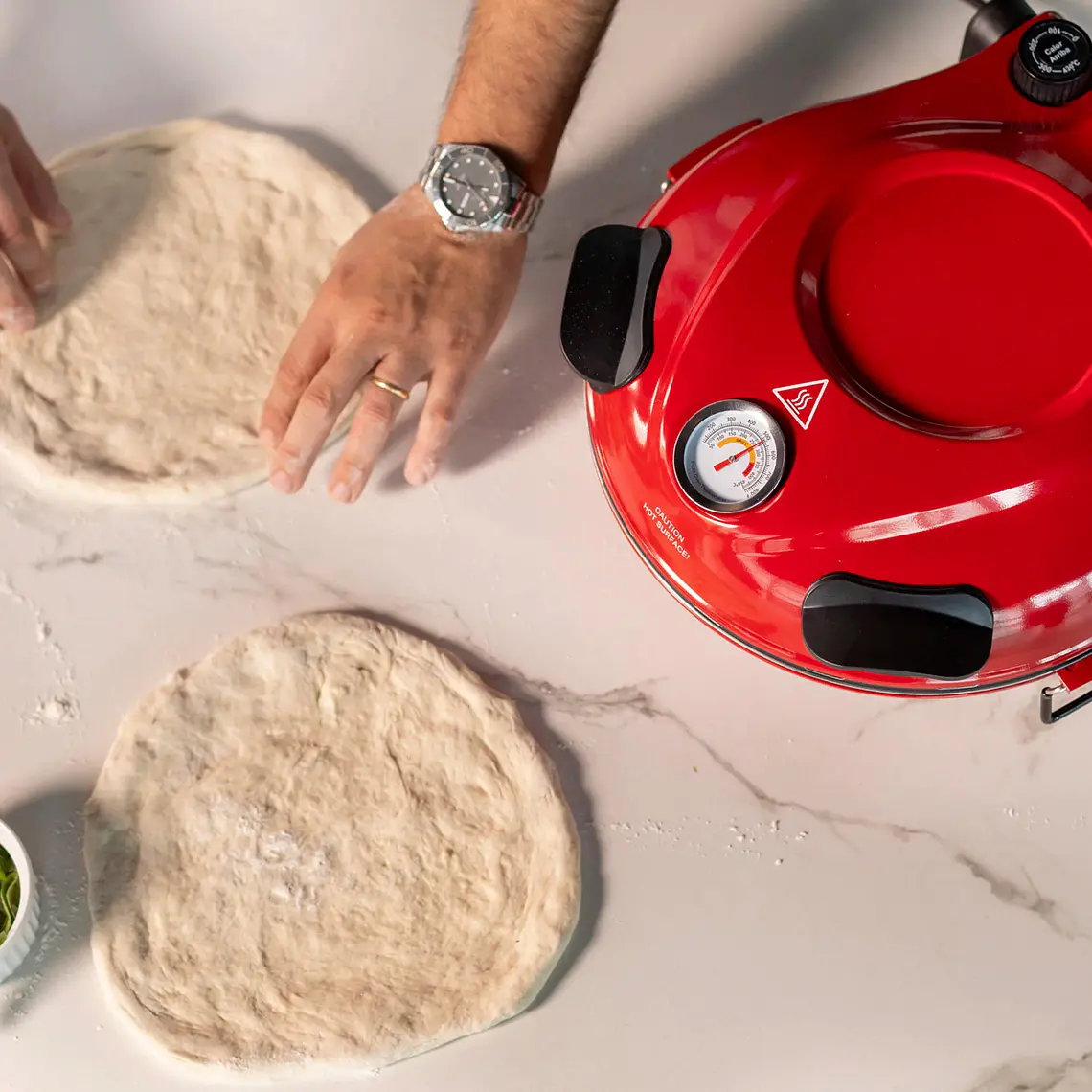 HORNO PIZZA RAVELLO FDV ROJO (350 x 346 x 172 mm) 4