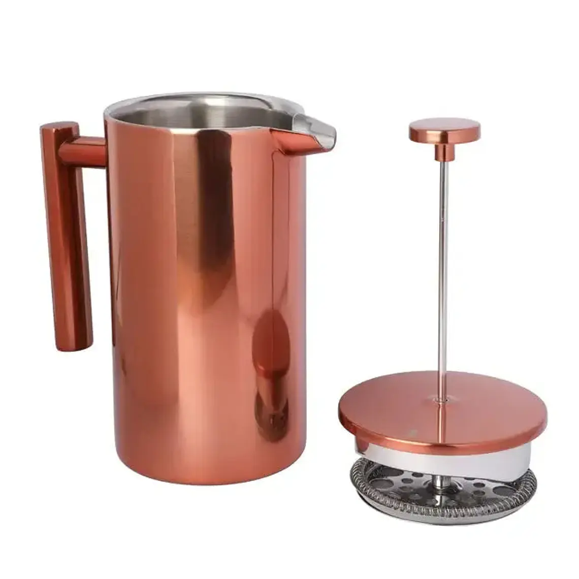 CAFETERA PRENSA FRANCESA SIMPLE COOK BOLONIA COBRE (210 x 105 x 105 mm) 4