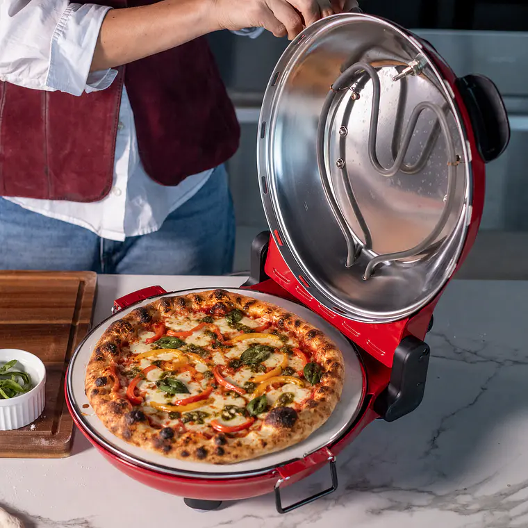 HORNO PIZZA RAVELLO FDV ROJO (350 x 346 x 172 mm) 7