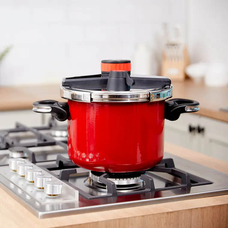 OLLA PRESION SIMPLE COOK AVIGNON ROJA (6 LTS) 6