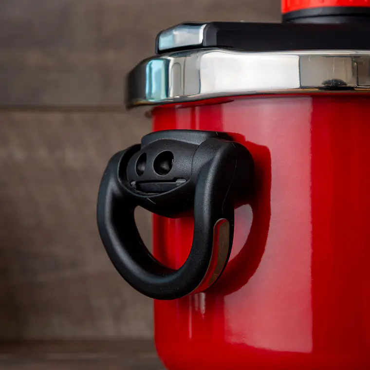 OLLA PRESION SIMPLE COOK AVIGNON ROJA (6 LTS) 7
