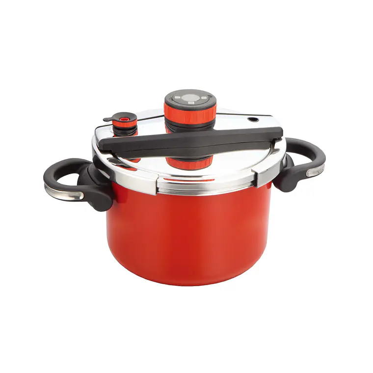 OLLA PRESION SIMPLE COOK AVIGNON ROJA (6 LTS) 9