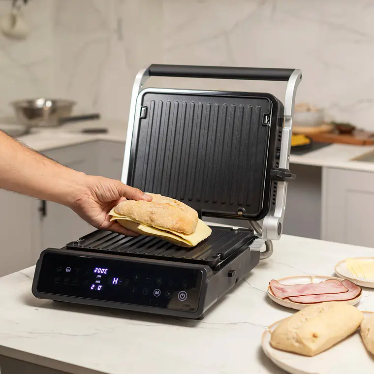SANDWICHERA Y PARRILLA GRILL 2 EN 1 PETRA FDV (362 × 376 × 179 mm) 10