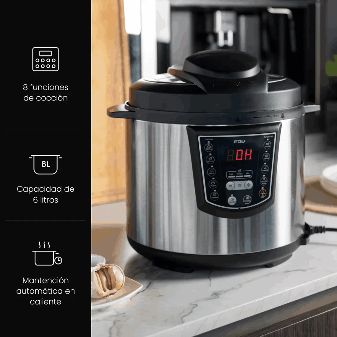 MULTICOOKER FDV COSMO (6 LTS) 2