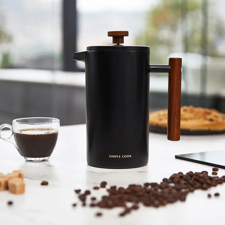 CAFETERA PRENSA FRANCESA SIMPLE COOK VERONA ( 210 x 105 x 105 mm) 1