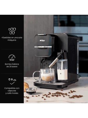 CAFETERA 4 EN 1 BELLAGIO FDV (300 x 175 x 300 mm)