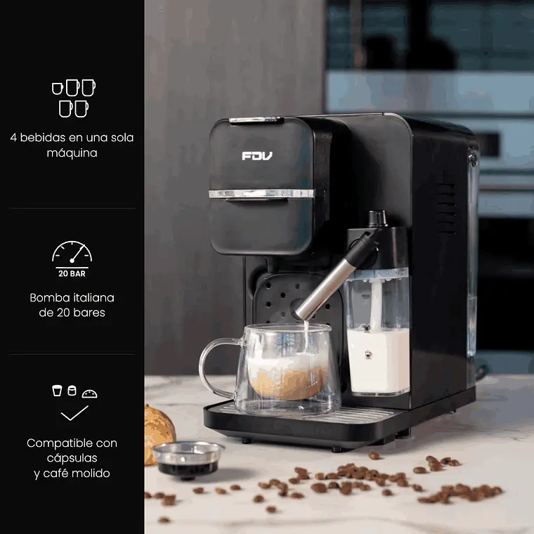 CAFETERA 4 EN 1 BELLAGIO FDV (300 x 175 x 300 mm) 2