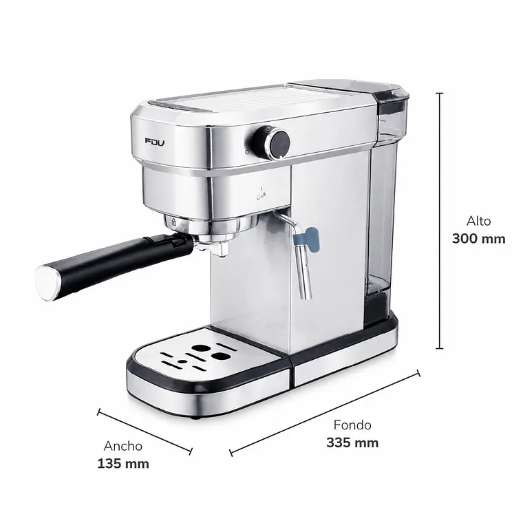 CAFETERA ESPRESSO DELICATO 1.1L FDV (300 x 135 x 335 mm) 4