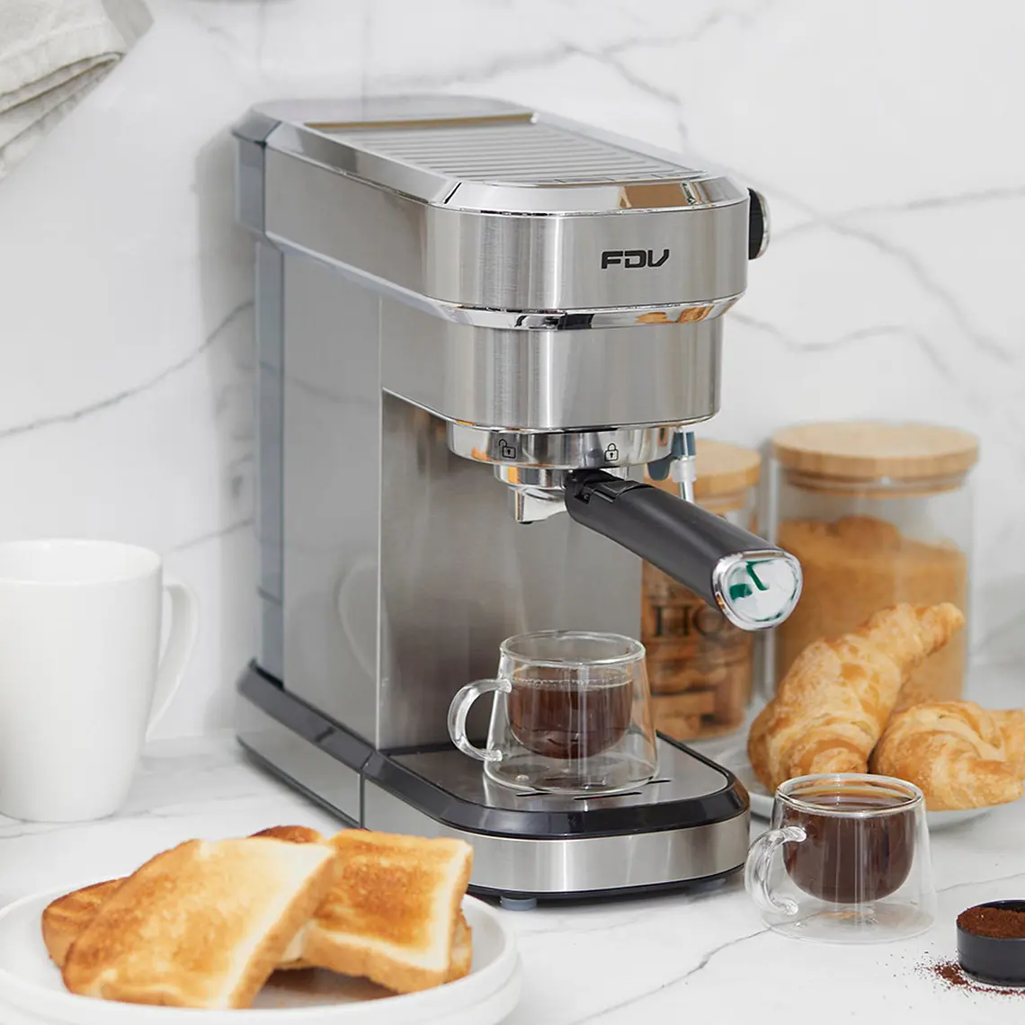 CAFETERA ESPRESSO DELICATO 1.1L FDV (300 x 135 x 335 mm) 7