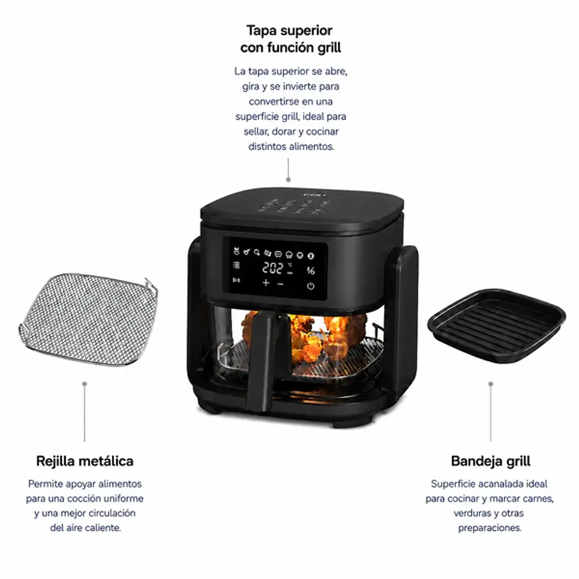FREIDORA DE AIRE FDV AIRCHEF (5 LTS) 6