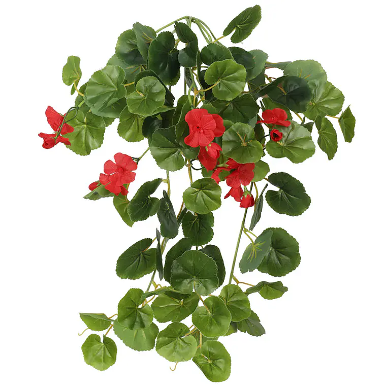 ENREDADERA COLGANTE CON FLORES ROJAS (60 X 24 cm)  1