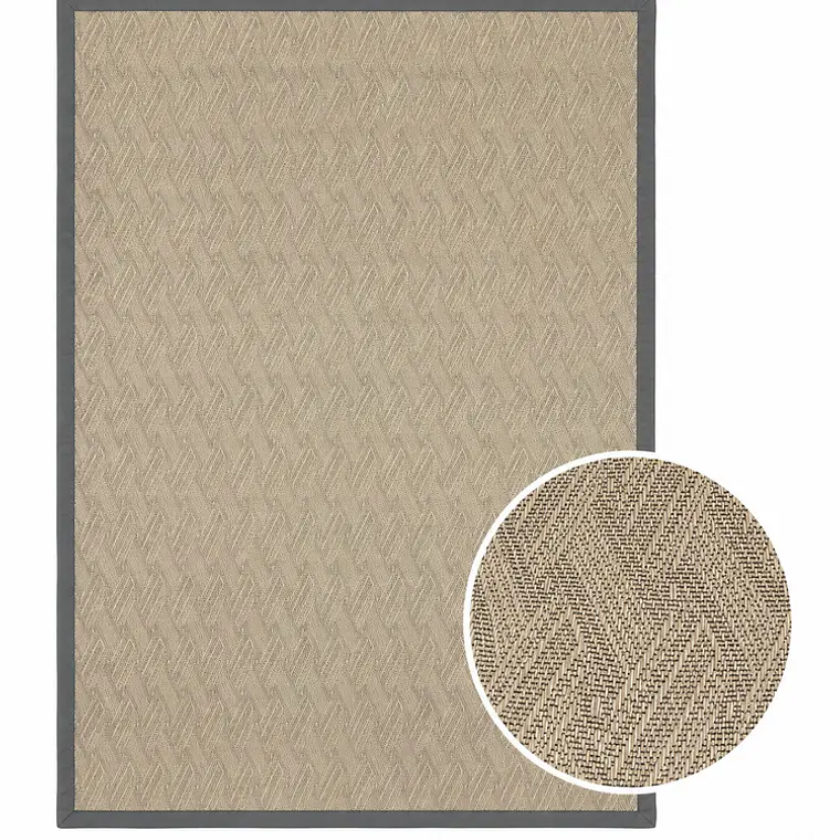 ALFOMBRA SIENA BORDE CAFÉ (1,5 X 2,4 MTS) 1