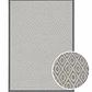 ALFOMBRA TRENTO BORDE GRIS (1,5 X 2,4 MTS) - Miniatura 1
