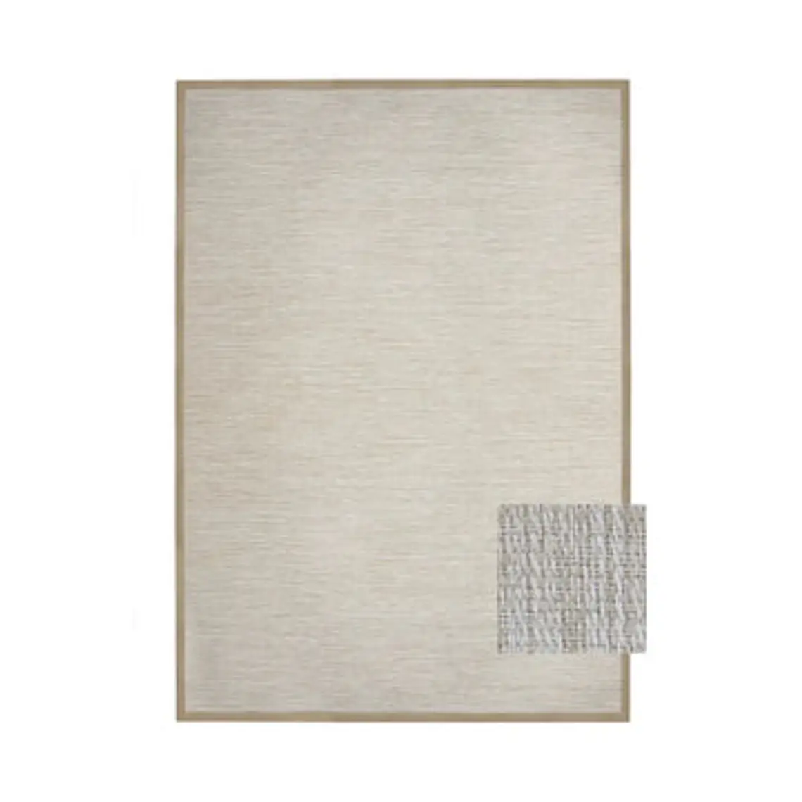 ALFOMBRA ALMA BORDE BEIGE (1,5 X 2,4 MTS) 1