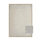 ALFOMBRA ALMA BORDE BEIGE (1,5 X 2,4 MTS) - Miniatura 1