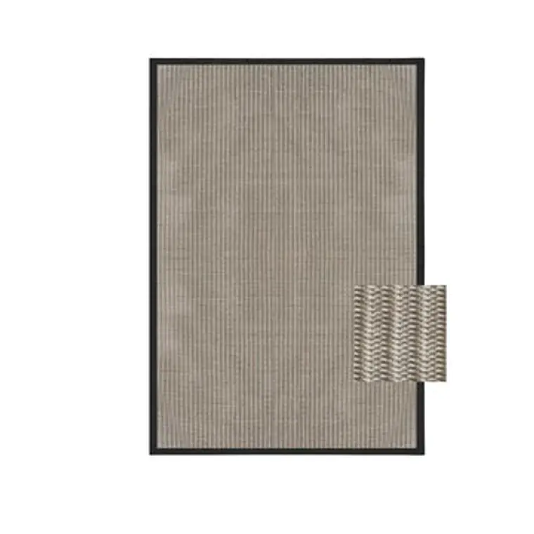 ALFOMBRA AMBAR BORDE NEGRO (1,5 x 2,4 MTS) 1