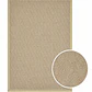 ALFOMBRA SIENA BORDE BEIGE (2 x 3 MTS) - Miniatura 1