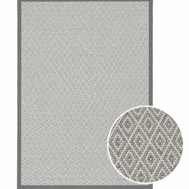 ALFOMBRA TRENTO BORDE GRIS (2 X 3 MTS) 1