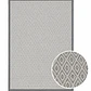 ALFOMBRA TRENTO BORDE GRIS (2 X 3 MTS) - Miniatura 1