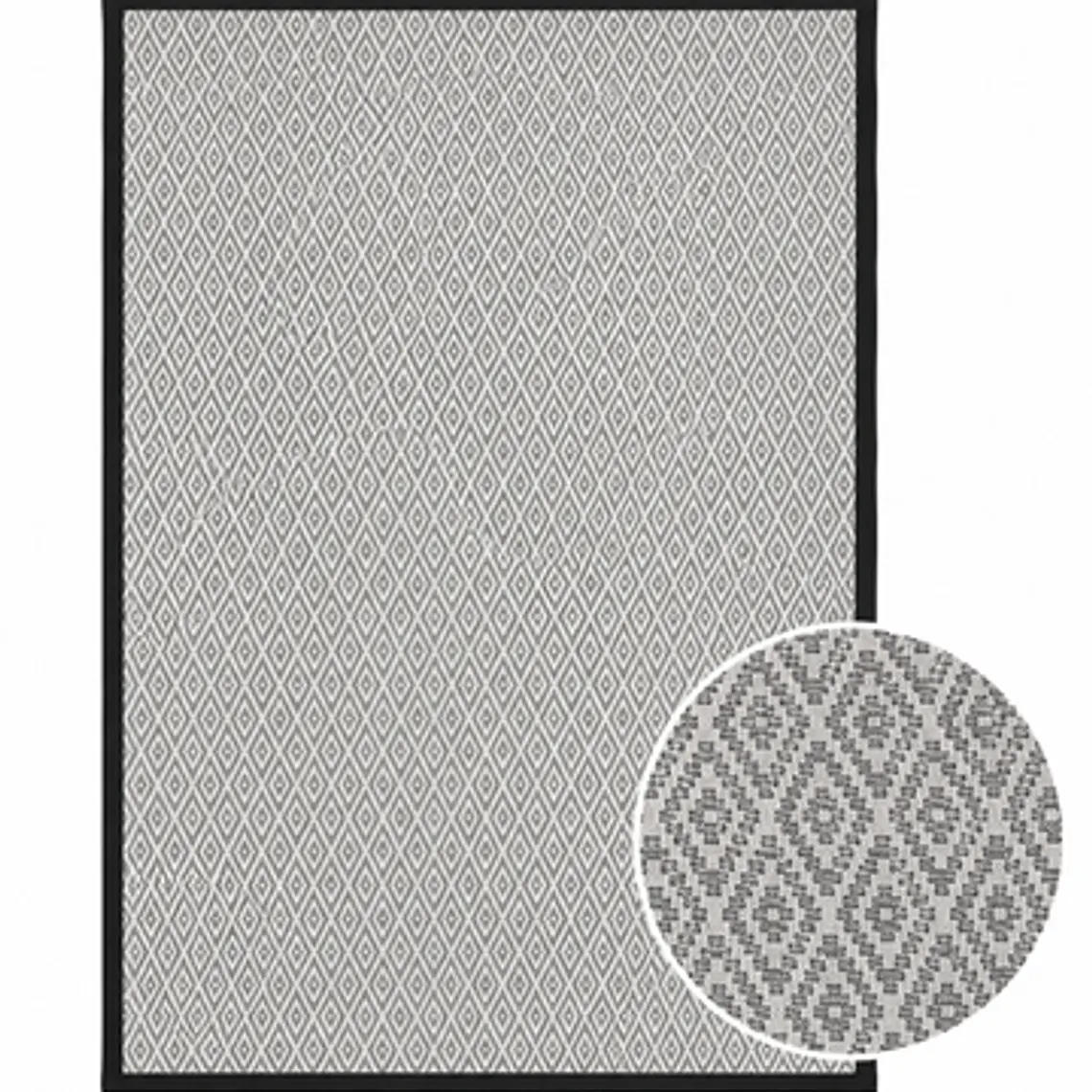 ALFOMBRA TRENTO BORDE NEGRO (2 X 3 MTS) 1