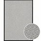ALFOMBRA TRENTO BORDE NEGRO (2 X 3 MTS) - Miniatura 1