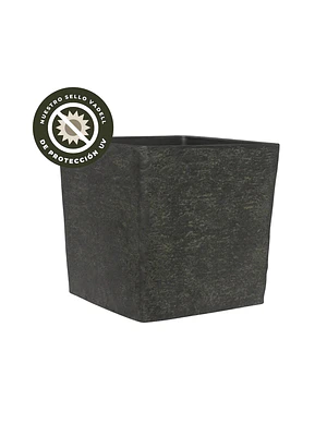 MACETERO CUADRADO NEGRO (43 X 43 X 43 CM)