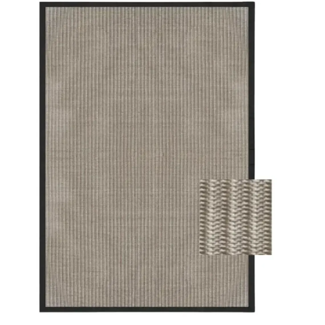 ALFOMBRA AMBAR BORDE NEGRO (3 X 4 MTS) 1