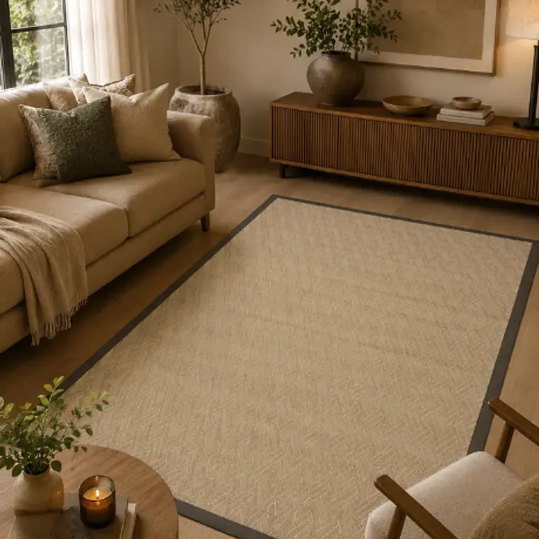 ALFOMBRA SIENA BORDE CAFÉ (1,5 X 2,4 MTS) 2