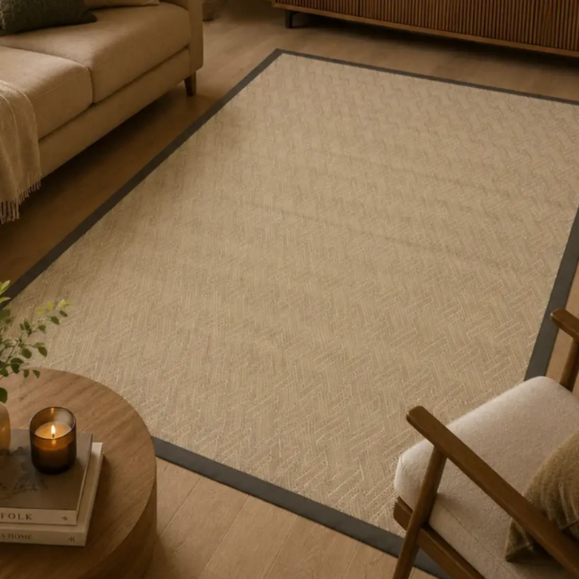 ALFOMBRA SIENA BORDE CAFÉ (2 X 3 MTS) 2
