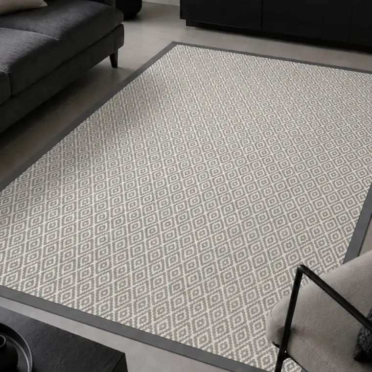 ALFOMBRA TRENTO BORDE GRIS (2 X 3 MTS) 2