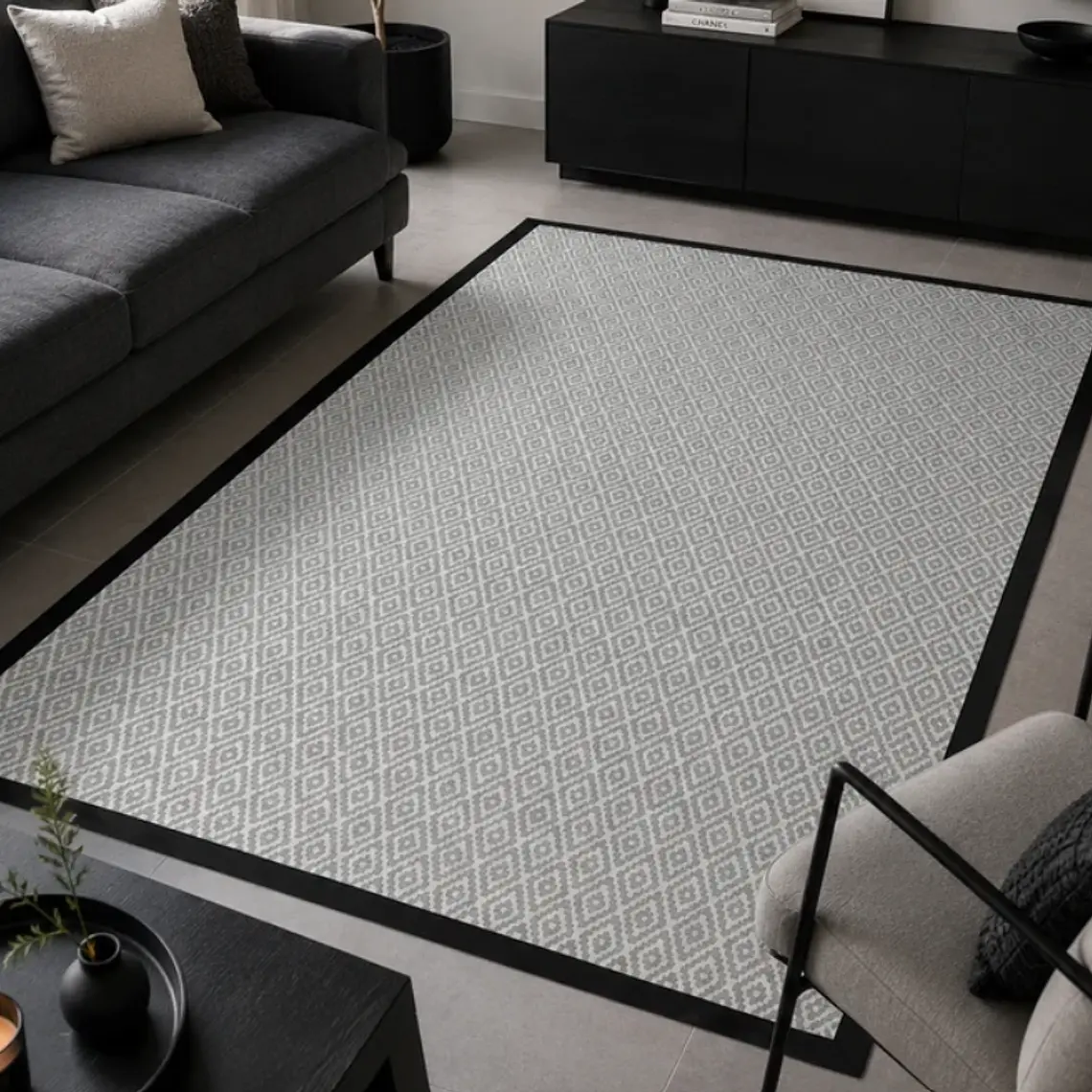 ALFOMBRA TRENTO BORDE NEGRO (2 X 3 MTS) 2