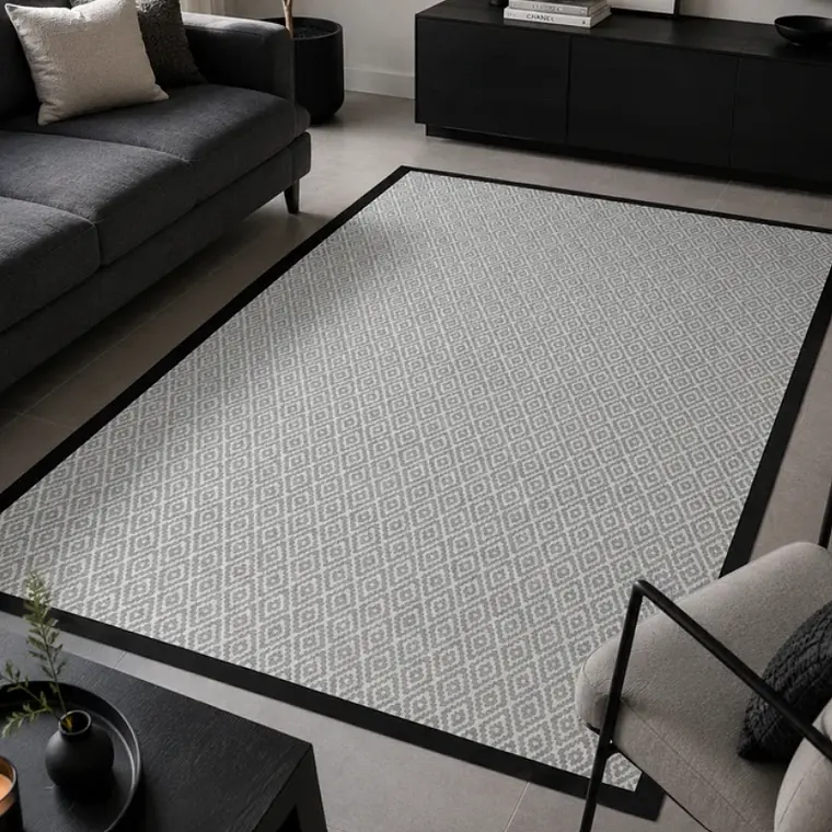 ALFOMBRA TRENTO BORDE NEGRO (2 X 3 MTS) 2