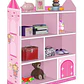 ESTANTE CASTILLO ROSA NIÑOS (91 X 32 X 118 CM) - Miniatura 1