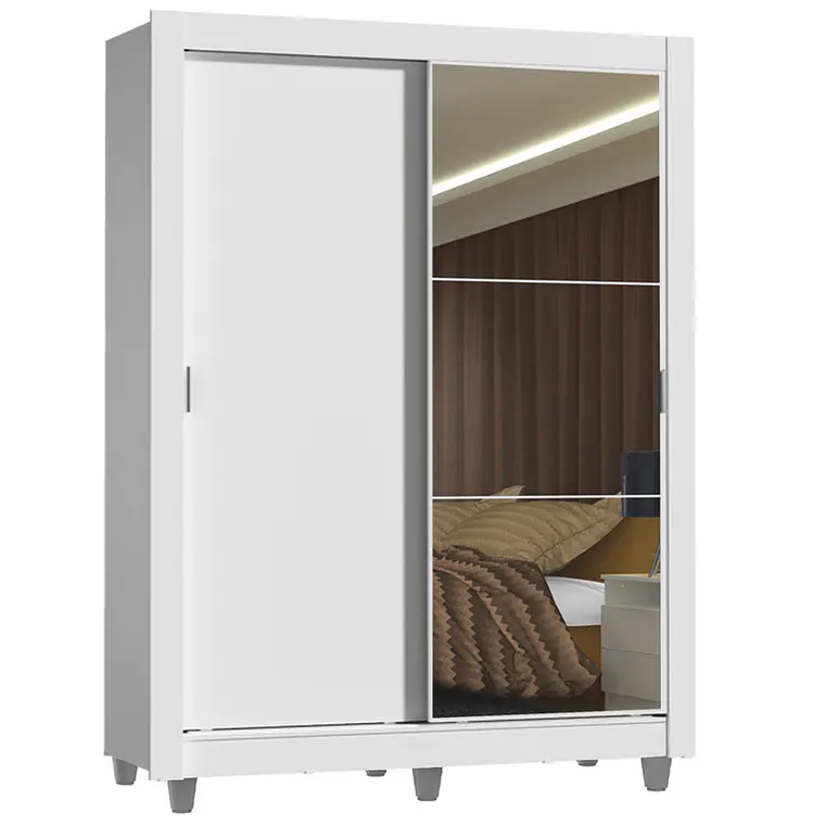 CLOSET DENVER BLANCO CON ESPEJO (117 X 46 X 215 CM) 1