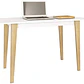 ESCRITORIO LYR BLANCO-MIEL (120 X 60 X 77 CM) - Miniatura 1