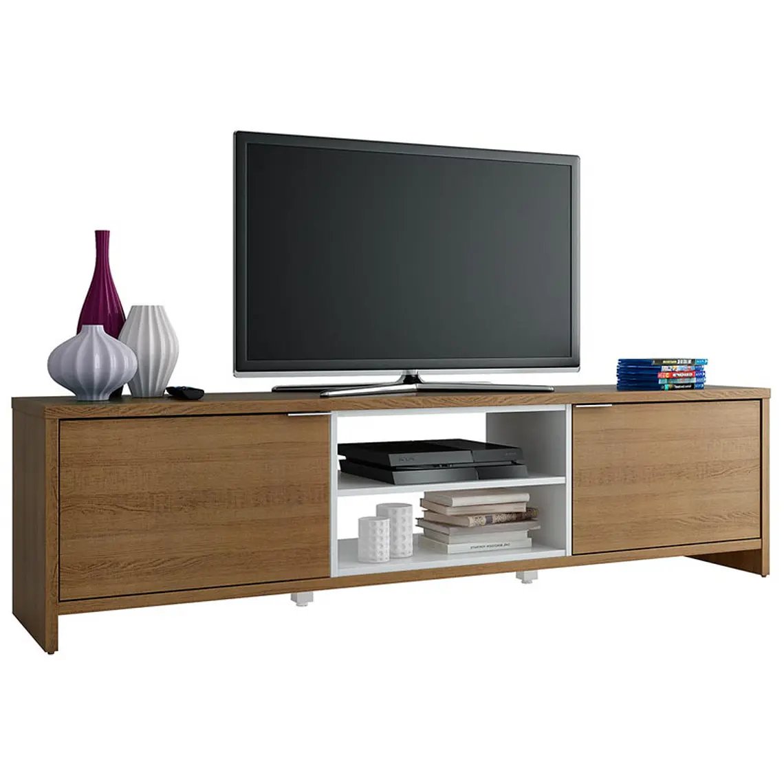 RACK PARA TV METZ MADERA/BLANCO (180 X 39 X 48 CM) 1