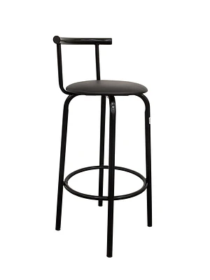 TABURETE BITRUS NEGRO (38 X 40 X 93 CM)
