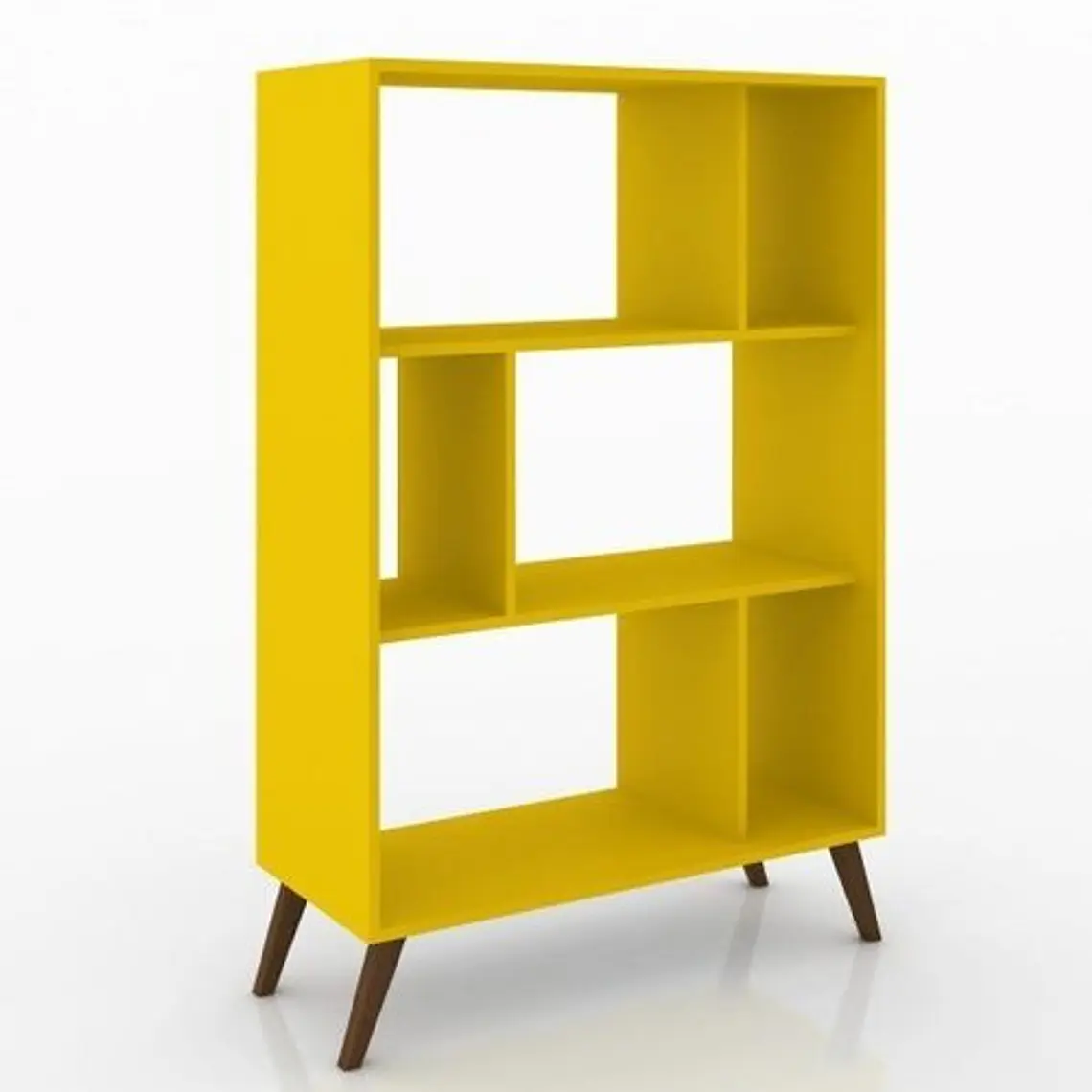 ESTANTE DAFINA AMARILLO (81 X 35 X 124 CM) 1