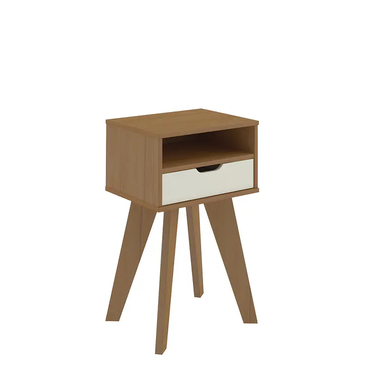 MESA AUXILIAR VIP FREIJO - BLANCO (44 X 35 X 73 CM) 1
