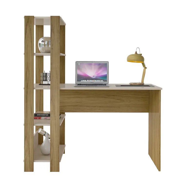 ESCRITORIO MATCH ROBLE/OFF WHITE (120 X 63 X 134,5 CM) 1