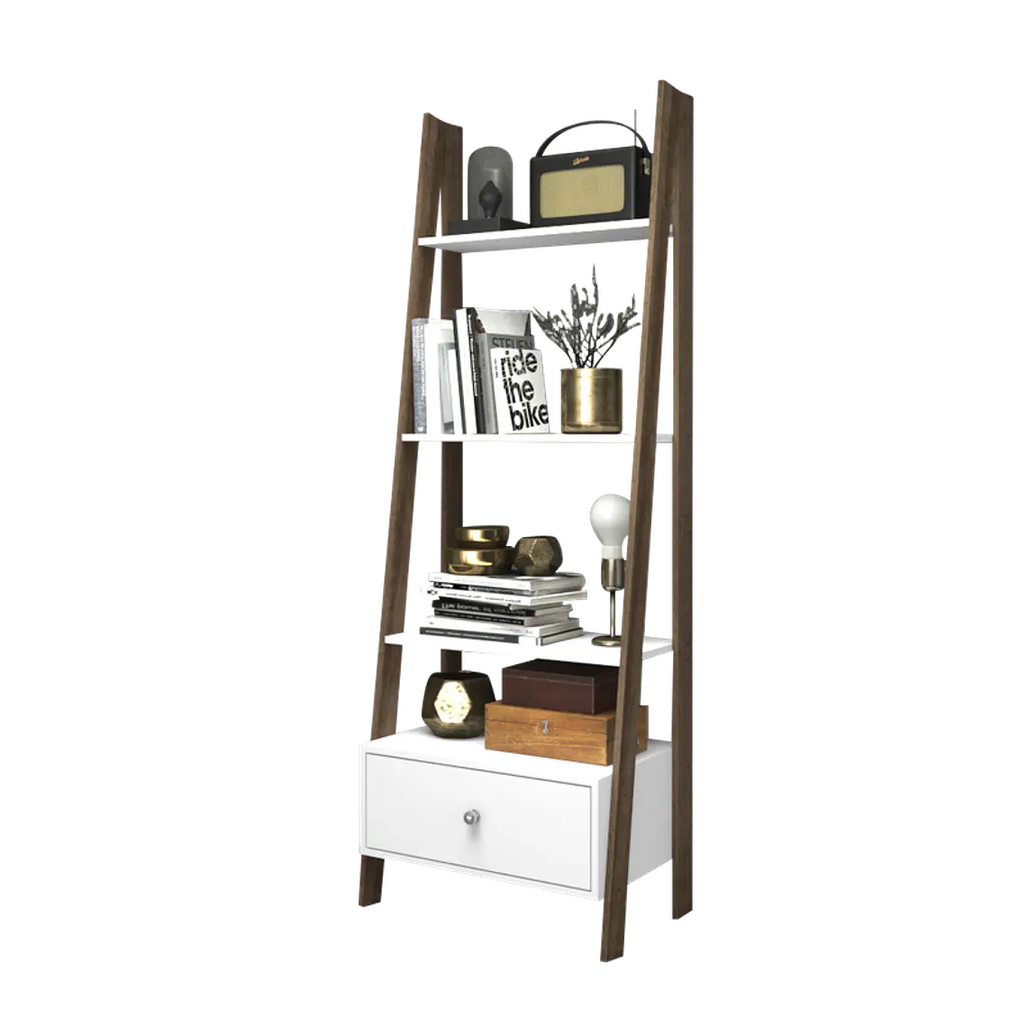 ESTANTE ATRI BLANCO-RUSTICO (63 X 40 X 180 CM) 1