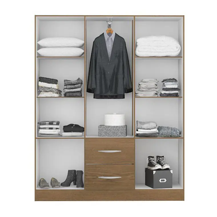 CLOSET 6 PUERTAS 2 CAJONES (138 x 37 x 172 CM) 2