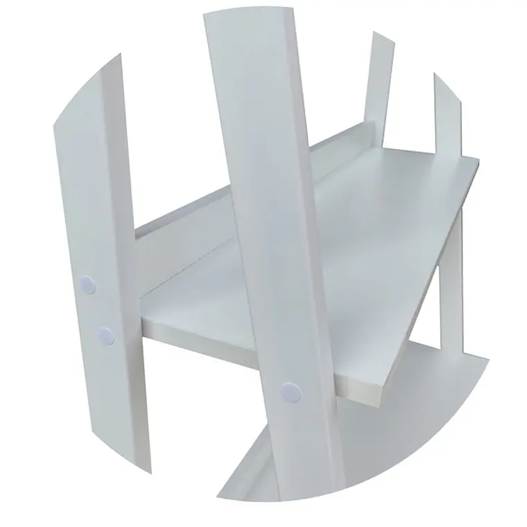 ESTANTE WORKI BLANCO (64 X 160 X 38 CM) 2