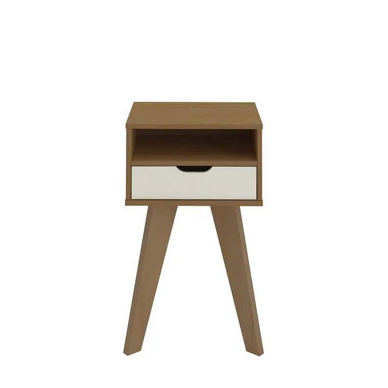 MESA AUXILIAR VIP FREIJO - BLANCO (44 X 35 X 73 CM) 4