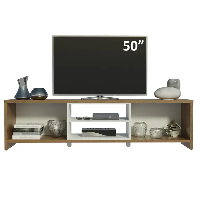 RACK PARA TV METZ MADERA/BLANCO (180 X 39 X 48 CM) 2