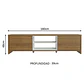 RACK PARA TV METZ MADERA/BLANCO (180 X 39 X 48 CM) - Miniatura 4